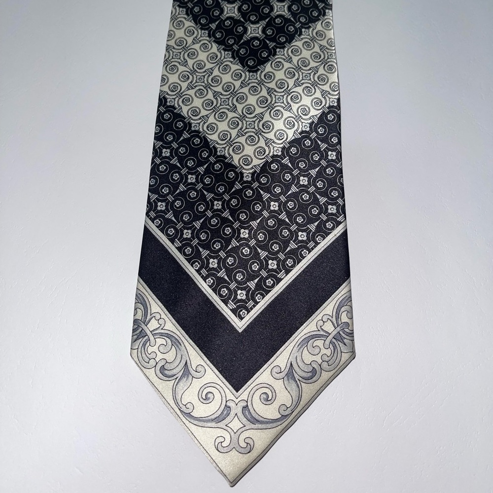 a. testoni tie, Length 146cm, Width 9.8cm